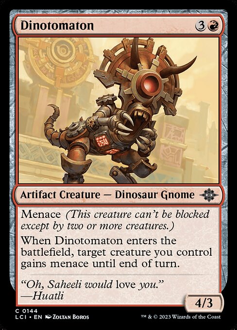 The Lost Caverns of Ixalan - 144 - Dinotomaton - Common
