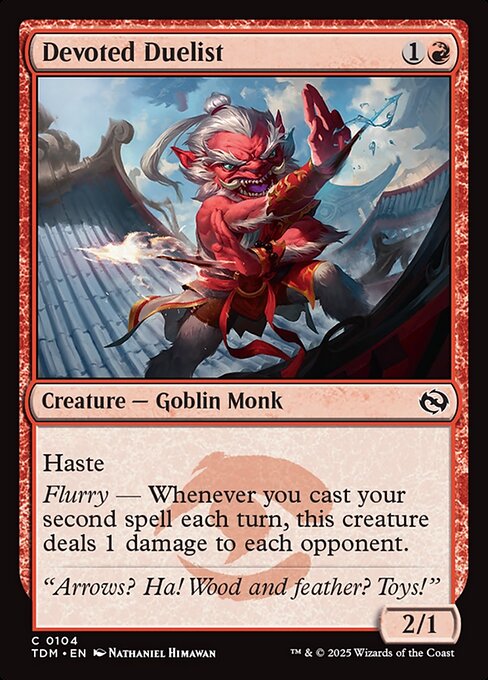 Tarkir: Dragonstorm - 104 - Devoted Duelist - Common