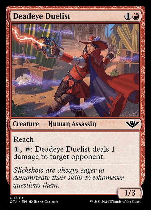 Outlaws of Thunder Junction - 119 - Deadeye Duelist - Common