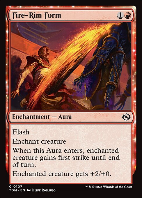 Tarkir: Dragonstorm - 107 - Fire-Rim Form - Common