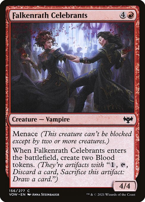 Innistrad: Crimson Vow - 156 - Falkenrath Celebrants - Common