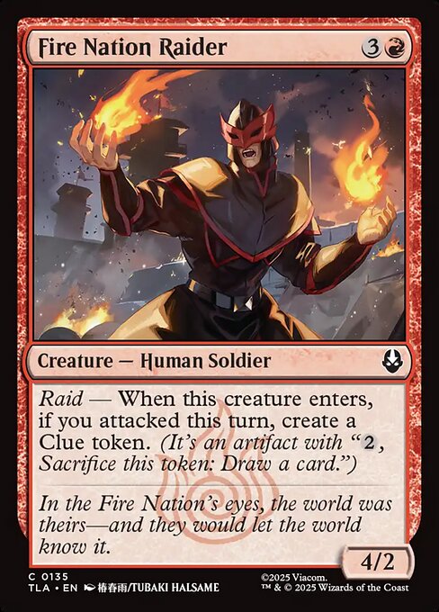 Avatar: The Last Airbender - 135 - Fire Nation Raider - Common