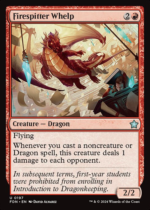 Foundations - 197 - Firespitter Whelp - Uncommon