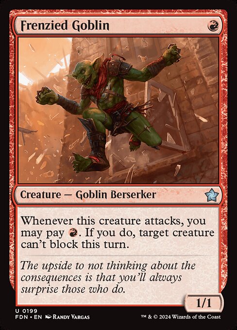 Foundations - 199 - Frenzied Goblin - Uncommon
