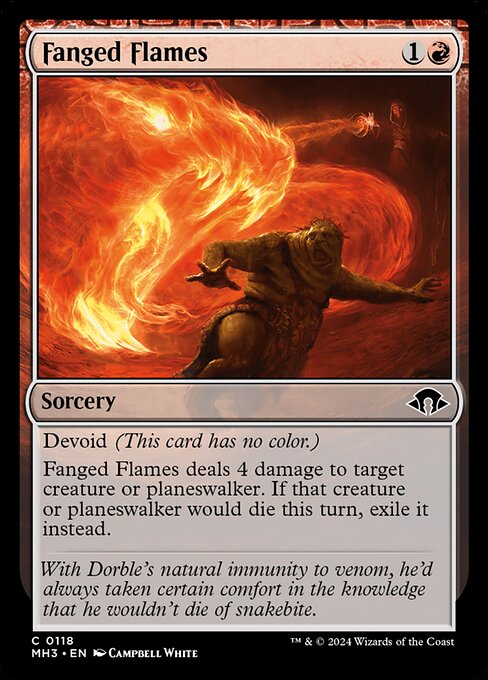 Modern Horizons 3 - 118 - Fanged Flames - Common
