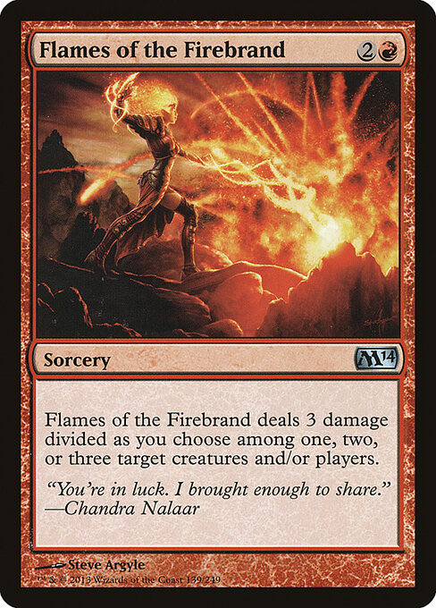 Magic 2014 - 139 - Flames of the Firebrand - Uncommon