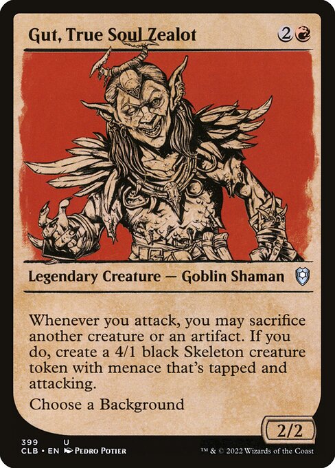 Commander Legends: Battle for Baldur's Gate - 399 - Gut, True Soul Zealot - Uncommon