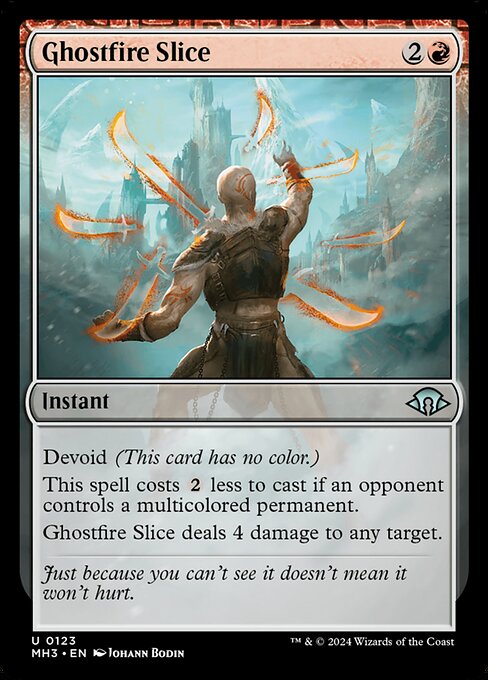Modern Horizons 3 - 123 - Ghostfire Slice - Uncommon