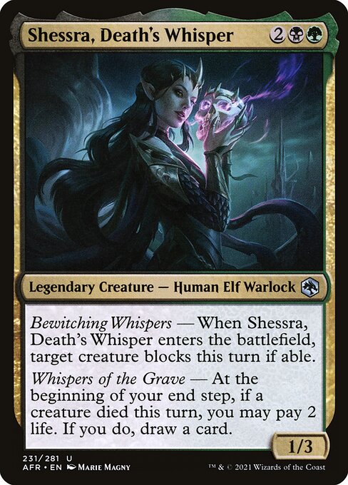 Adventures in the Forgotten Realms - 231 - Shessra, Death's Whisper - Uncommon