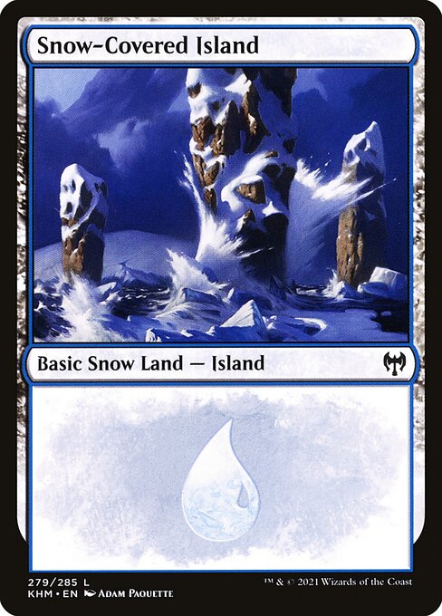 Kaldheim - 279 - Snow-Covered Island - Common