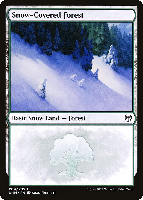 Kaldheim - 284 - Snow-Covered Forest - Common
