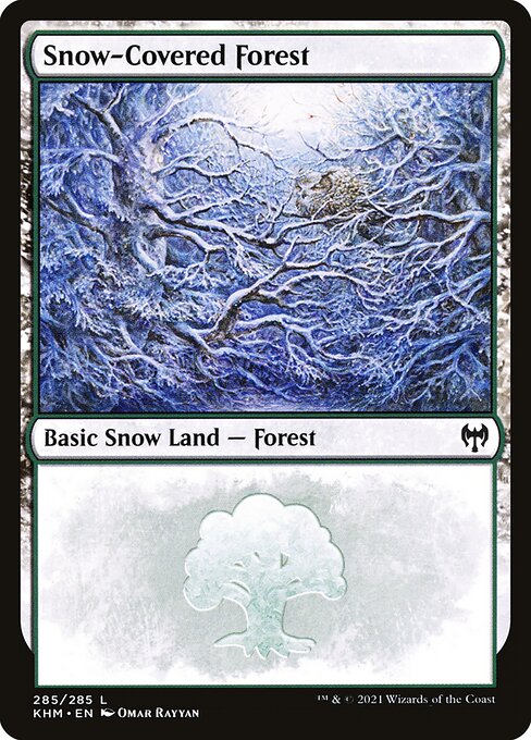 Kaldheim - 285 - Snow-Covered Forest - Common