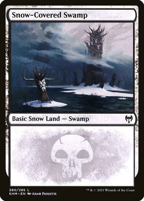 Kaldheim - 280 - Snow-Covered Swamp - Common