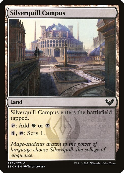 Strixhaven: School of Mages - 273 - Silverquill Campus - Common
