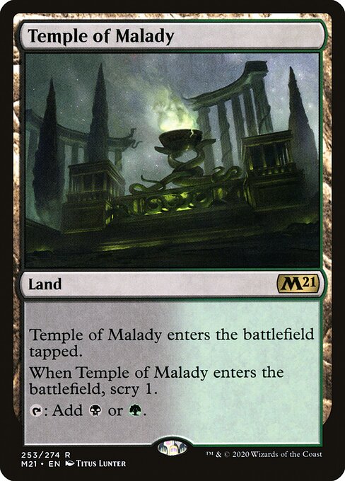 Core Set 2021 - 253 - Temple of Malady - Rare