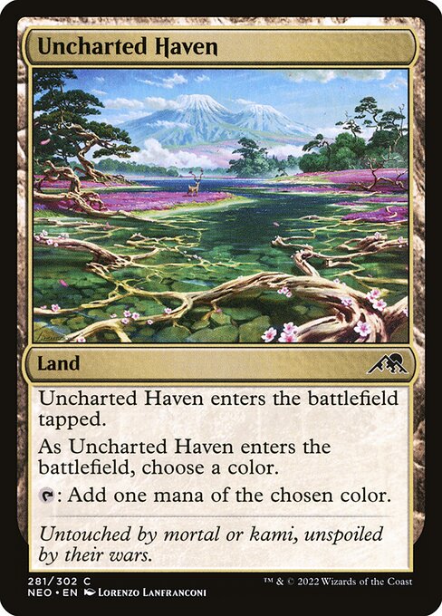 Kamigawa: Neon Dynasty - 281 - Uncharted Haven - Common
