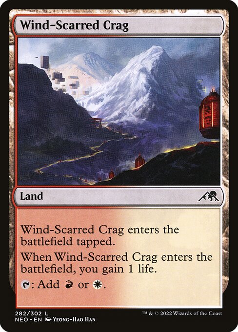 Kamigawa: Neon Dynasty - 282 - Wind-Scarred Crag - Common