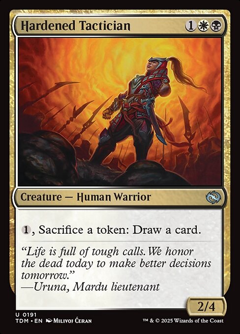 Tarkir: Dragonstorm - 191 - Hardened Tactician - Uncommon