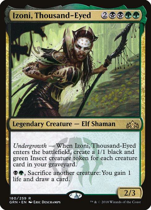 Guilds of Ravnica - 180 - Izoni, Thousand-Eyed - Rare