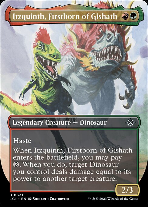 The Lost Caverns of Ixalan - 331 - Itzquinth, Firstborn of Gishath - Uncommon