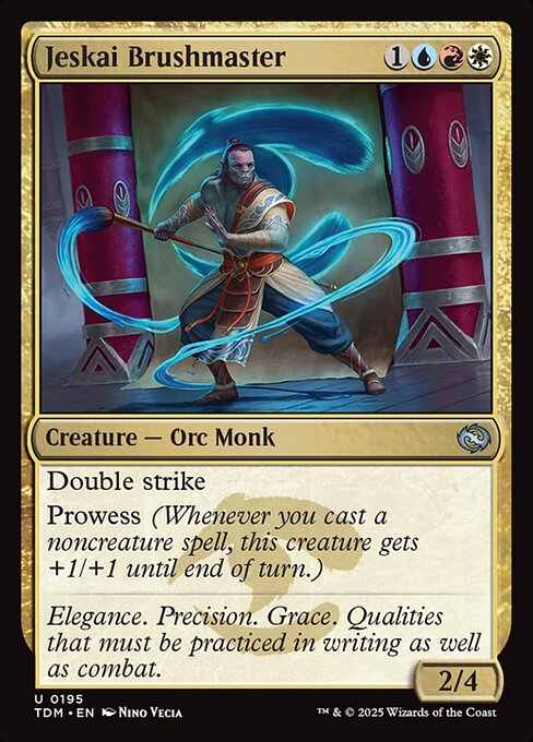Tarkir: Dragonstorm - 195 - Jeskai Brushmaster - Uncommon