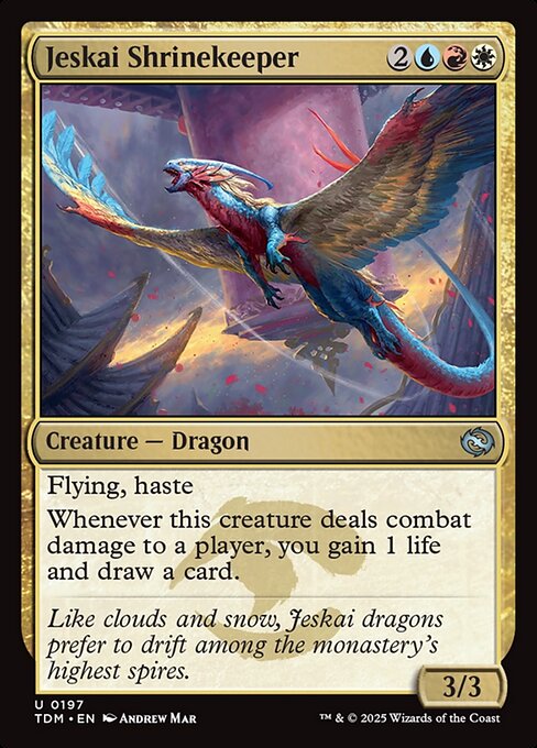 Tarkir: Dragonstorm - 197 - Jeskai Shrinekeeper - Uncommon