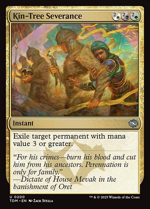 Tarkir: Dragonstorm - 200 - Kin-Tree Severance - Uncommon
