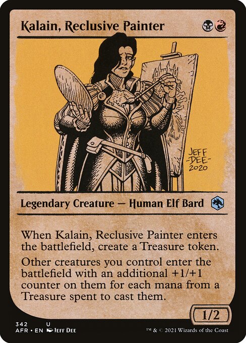 Adventures in the Forgotten Realms - 342 - Kalain, Reclusive Painter - Uncommon