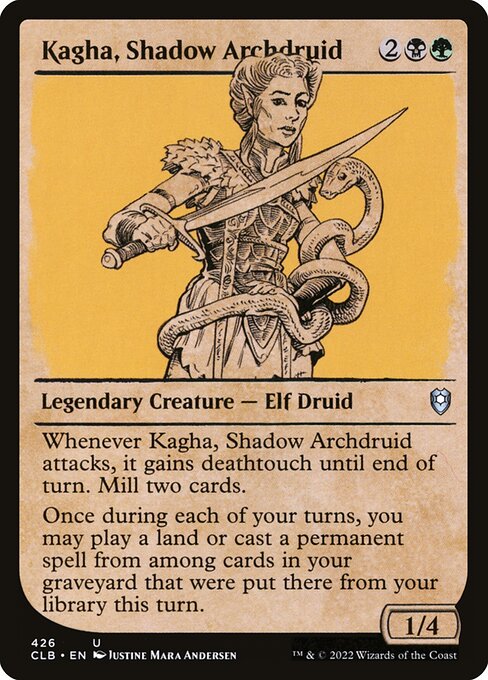 Commander Legends: Battle for Baldur's Gate - 426 - Kagha, Shadow Archdruid - Uncommon