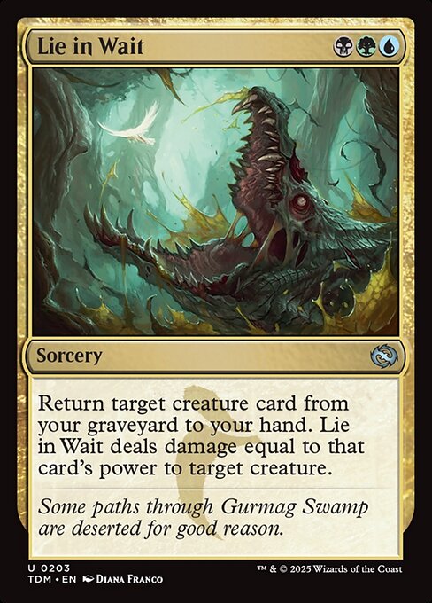 Tarkir: Dragonstorm - 203 - Lie in Wait - Uncommon