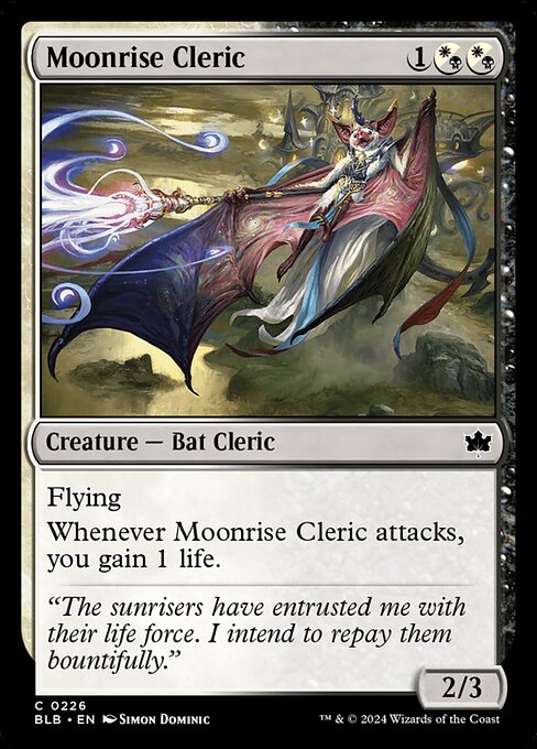 Bloomburrow - 226 - Moonrise Cleric - Common