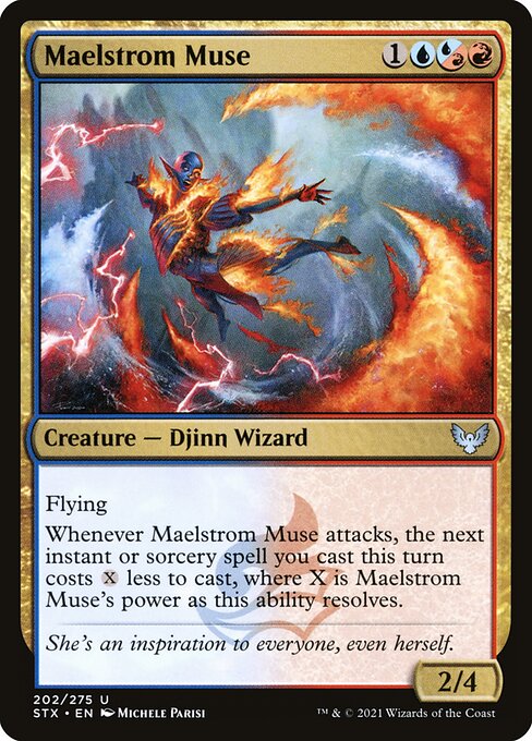 Strixhaven: School of Mages - 202 - Maelstrom Muse - Uncommon