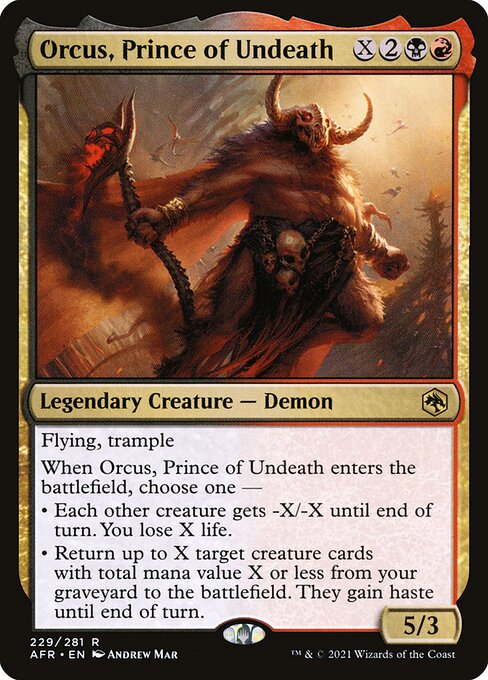 Adventures in the Forgotten Realms - 229 - Orcus, Prince of Undeath - Rare