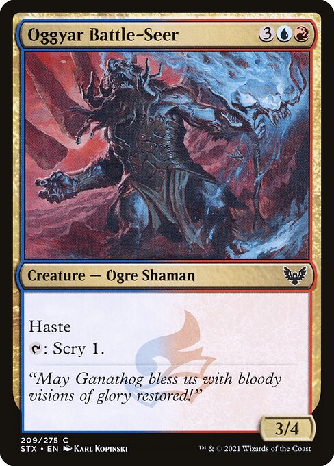 Strixhaven: School of Mages - 209 - Oggyar Battle-Seer - Common