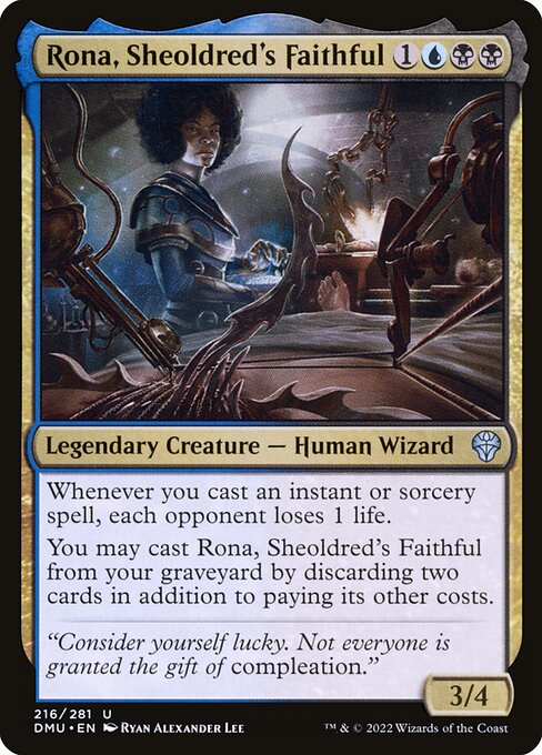 Dominaria United - 216 - Rona, Sheoldred's Faithful - Uncommon
