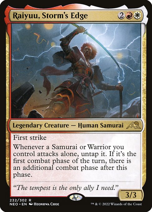 Kamigawa: Neon Dynasty - 232 - Raiyuu, Storm's Edge - Rare