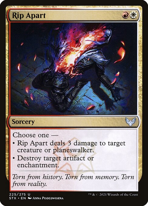 Strixhaven: School of Mages - 225 - Rip Apart - Uncommon