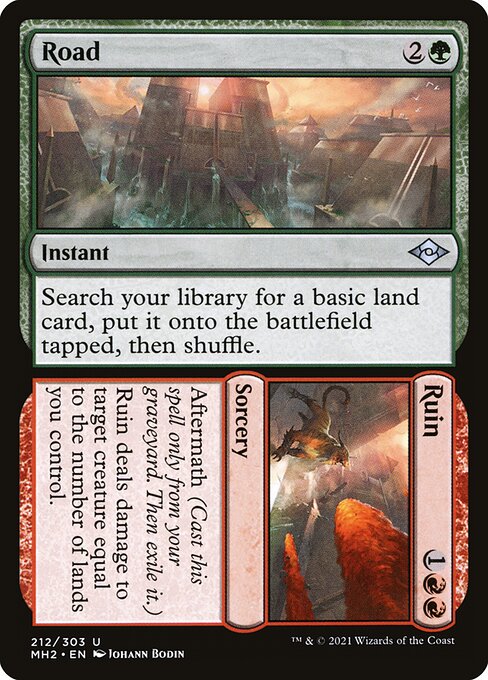 Modern Horizons 2 - 212 - Road // Ruin - Uncommon