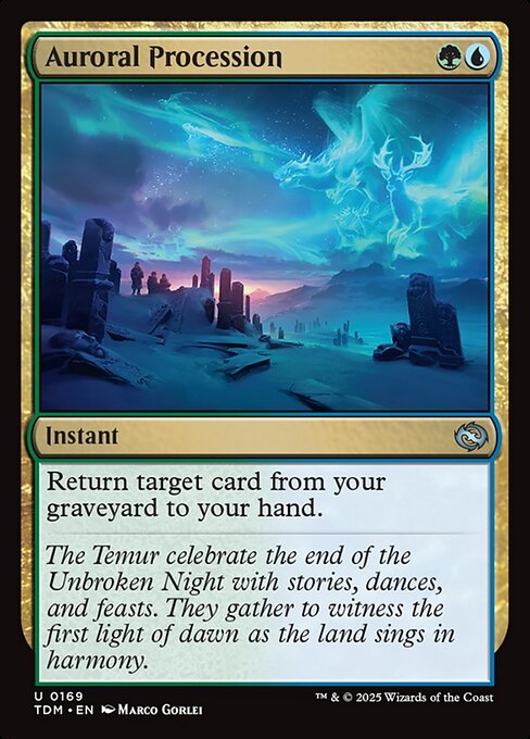 Tarkir: Dragonstorm - 169 - Auroral Procession - Uncommon