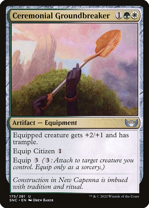 Streets of New Capenna - 175 - Ceremonial Groundbreaker - Uncommon