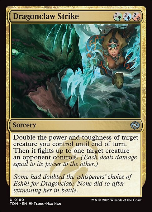 Tarkir: Dragonstorm - 180 - Dragonclaw Strike - Uncommon