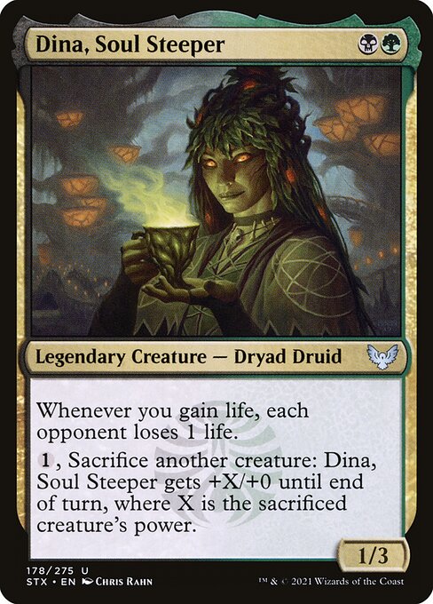 Strixhaven: School of Mages - 178 - Dina, Soul Steeper - Uncommon