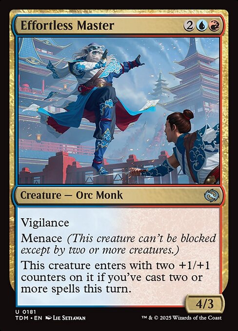 Tarkir: Dragonstorm - 181 - Effortless Master - Uncommon