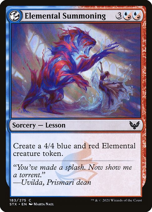 Strixhaven: School of Mages - 183 - Elemental Summoning - Common