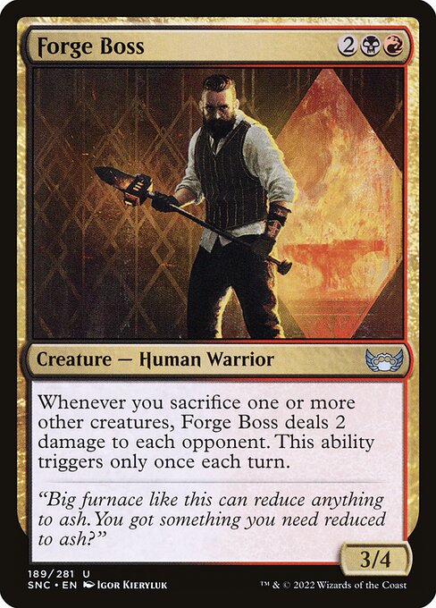 Streets of New Capenna - 189 - Forge Boss - Uncommon