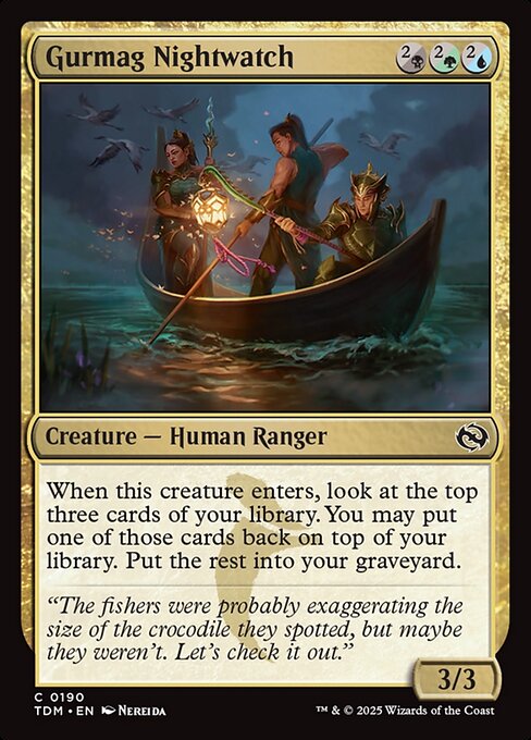 Tarkir: Dragonstorm - 190 - Gurmag Nightwatch - Common