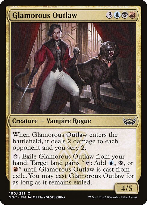 Streets of New Capenna - 190 - Glamorous Outlaw - Common