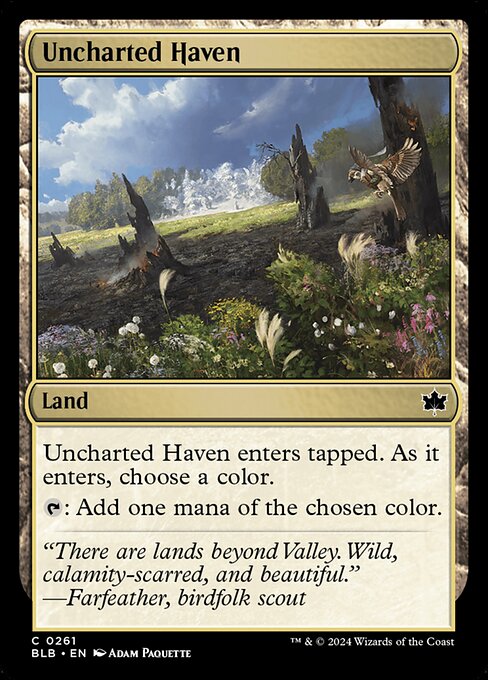 Bloomburrow - 261 - Uncharted Haven - Common
