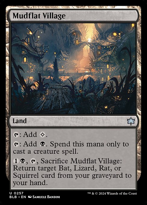 Bloomburrow - 257 - Mudflat Village - Uncommon