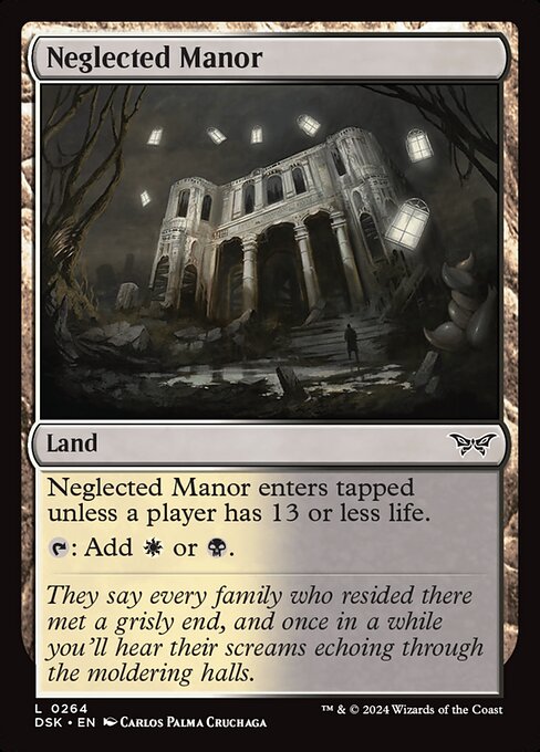 Duskmourn: House of Horror - 264 - Neglected Manor - Common